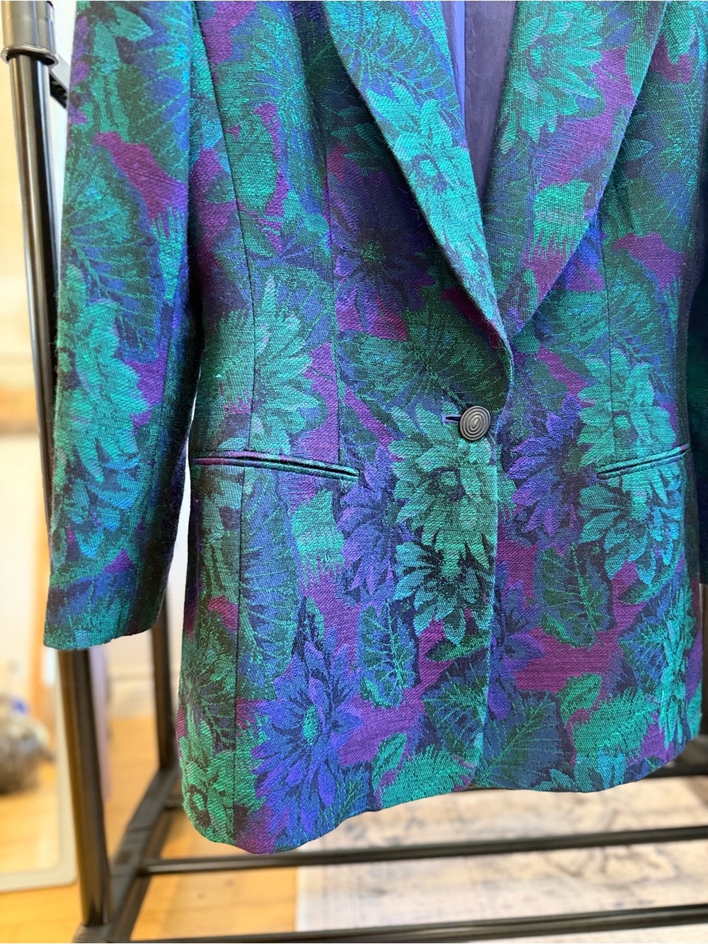 Vintage Dana Buchman Jacquard Blazer - Picture 11 of 11